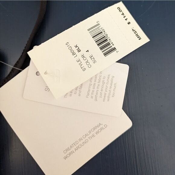 La Blanca Black Island Goddess Twist Keyhole One Piece Swimsuit Bathing suit NWT - Picture 5 of 6